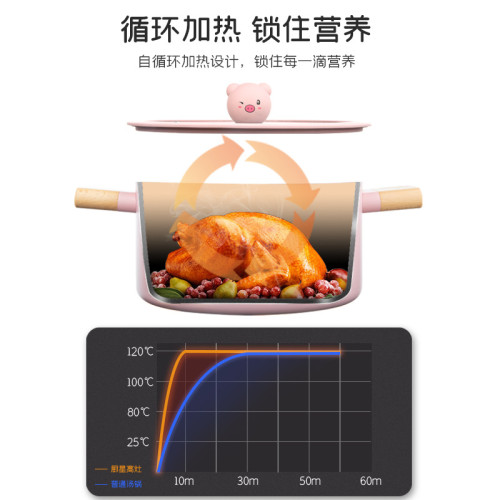 粉色萌新奶鍋不沾鍋家用嬰兒寶寶輔食鍋小鍋煎煮湯鍋泡麵鍋一人份