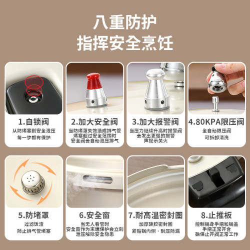 紅雙喜瓦斯高壓鍋電磁爐兩用壓力鍋煤氣商用防爆家用小型鍋具