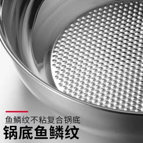 加厚不鏽鋼蒸汽鍋家用雙層海鮮桑拿兩用火鍋商用煮湯鍋電磁爐瓦斯