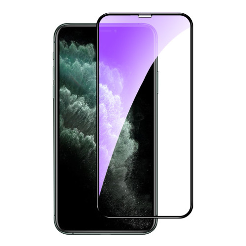 適用全屏XR蘋果14 13鋼化膜12Pro iPhone15 16手機貼膜17藍光MAX