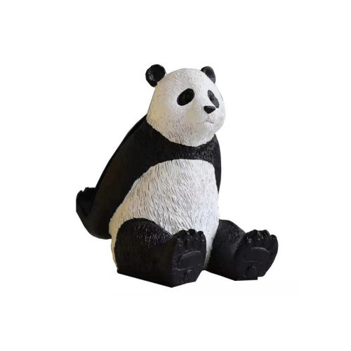 創意熊貓手機支架卡通動物大熊貓懶人手機架桌面小擺件支架可愛風