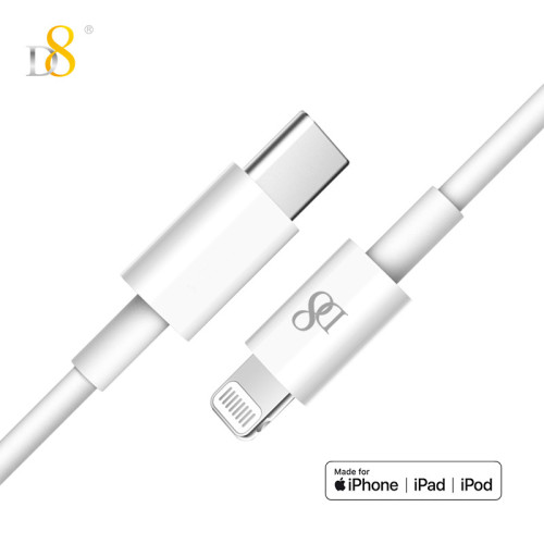 D8Type-C轉lightning充電線MFI認証適用蘋果14/13/12/12 Pro