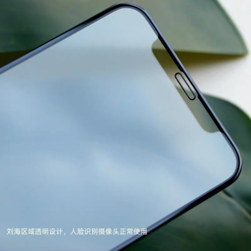 適用iPhone17亮邊磨砂鋼化膜蘋果16/17ProMax/Xs防窺13手機保護貼