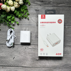 紅果G03S 手機充電套裝 安卓v8套裝 type-c 40w全兼容閃充 3C認証