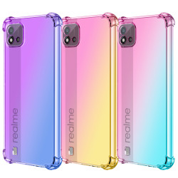 +適用OPPO A58 5G手機殼A60適用A3pro手機殼A17漸變色防摔A96 5G