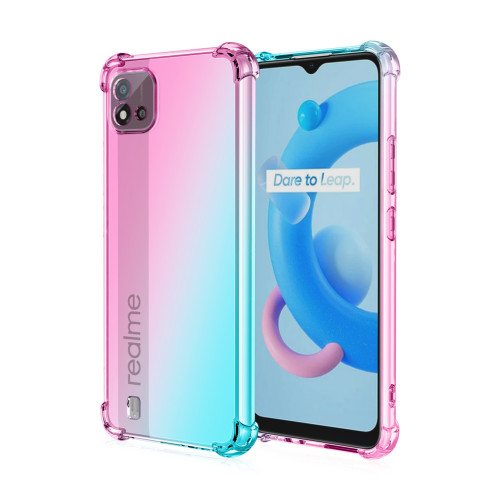 +適用OPPO A58 5G手機殼A60適用A3pro手機殼A17漸變色防摔A96 5G