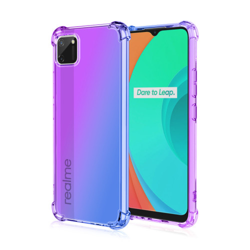 +適用OPPO A58 5G手機殼A60適用A3pro手機殼A17漸變色防摔A96 5G