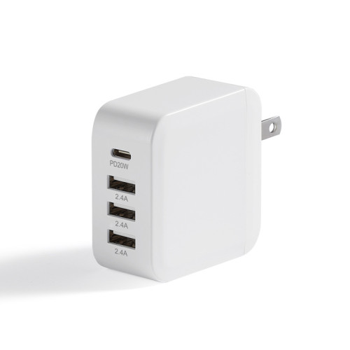 適用蘋果15小米手機充電器pd20w充電頭USB多口變壓器pse充電器32w