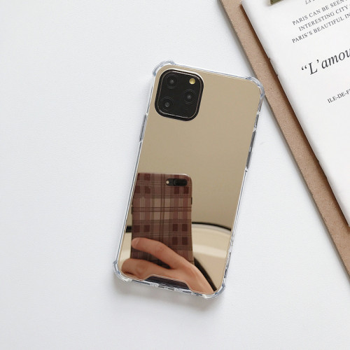 高清鏡面ins風適用蘋果17手機殼iPhone13/12女xs/xr四角亞克力16e