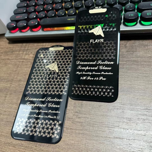 適用蘋果16鑽石切面膜iphone15proMax/13/11/XR立體鋼化膜3D全屏x