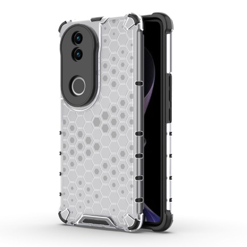 適用VIVO V50蜂巢透明二合一手機殼Y36鏡頭全包S18四角防摔保護套 適用VIVO V50蜂巢透明二合一手機殼Y36鏡頭全包S18四角防摔保護套