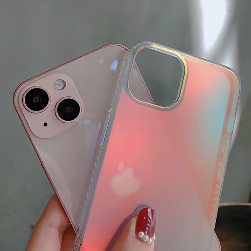 漸變鐳射適用iphone15promax蘋果17手機殼16磨砂14pro仙女13超火