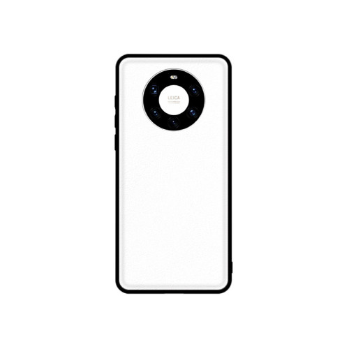 適用華爲mate60PRO+手機殼50E保護套40pro純色40e白皮30素材