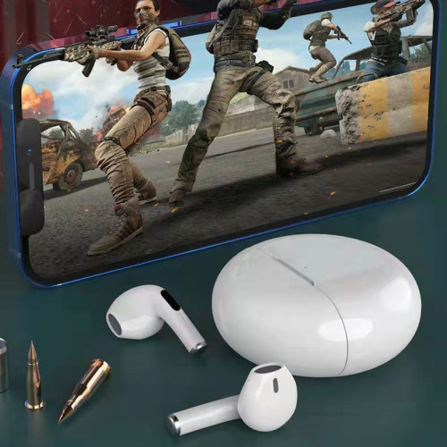 禮品單6代無線耳機迷你j6耳機運動觸控遊戯降噪pro6藍牙耳機