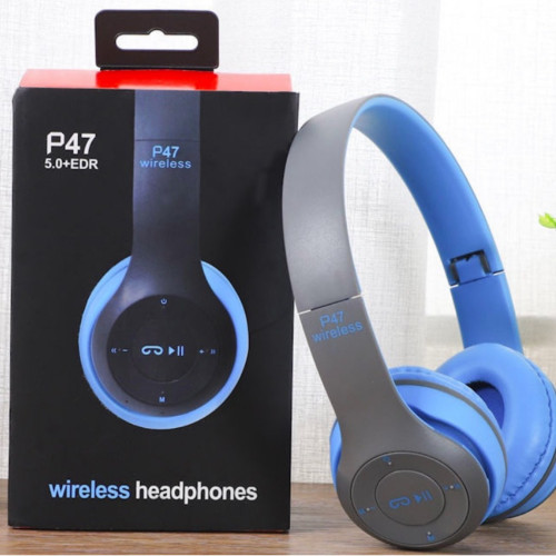 頭戴式P47藍牙耳機頭戴式可折疊重低音禮品無線運動 頭戴式P47藍牙耳機頭戴式可折疊重低音禮品無線運動