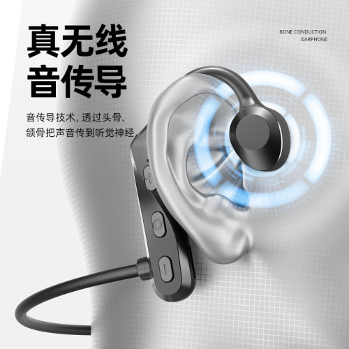 K69骨傳導概唸藍牙耳機防水雙耳無線超長續航跑步運動型電競風