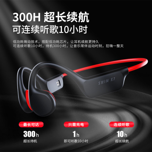 新款X7骨傳導藍牙耳機32G內存防水通話運動耳機全球暢銷