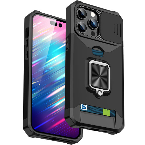 適用iPhone17ProMax推窗插卡手機殼蘋果16Pro指環支架15保護套 適用iPhone17ProMax推窗插卡手機殼蘋果16Pro指環支架15保護套