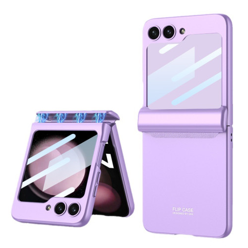 適用三星Z flip7手機殼抗摔磁吸全包殼膜一體Z flip6/5/4保護套