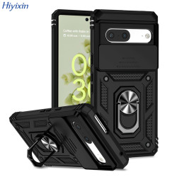 適用於穀歌8Pro軍士指環推窗手機殼Google Pixel 9磁吸防摔保護套