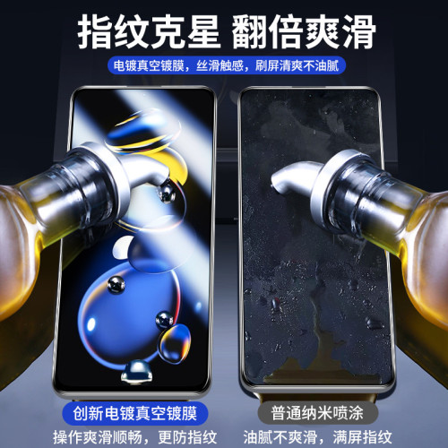 適用紅米note11tpro鋼化膜防窺note11t全屏藍光note11tpro+手機膜