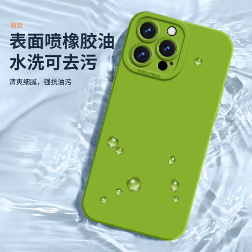適用蘋果17手機殼iPhone13promax液態矽膠12天使眼15防塵16保護套