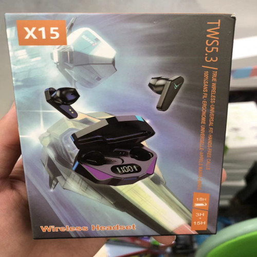 X15 M10 F9無線入耳式藍牙耳機大容量數顯藍牙遊戯耳機