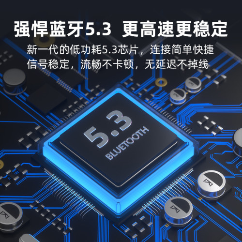 新款掛脖式藍牙耳機大電量帶數顯運動遊戯頸掛藍牙耳機可插卡