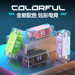 2023新款SP28爆款E90入耳式耳塞透明數顯TWS藍牙耳機遊戯低延遲