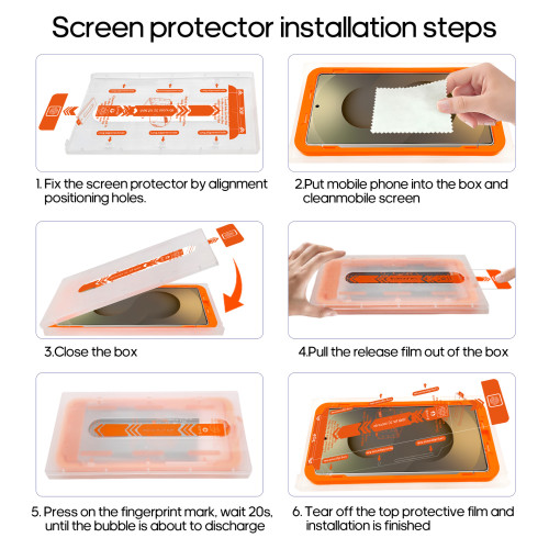 適用三星s25U/S24+/S23+/S26U無塵艙高清鋼化膜防塵防摔貼膜神器 適用三星s25U/S24+/S23+/S26U無塵艙高清鋼化膜防塵防摔貼膜神器
