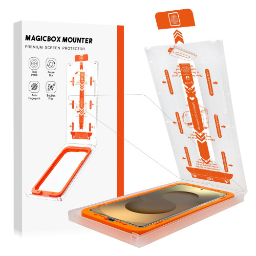 適用三星s25U/S24+/S23+/S26U無塵艙高清鋼化膜防塵防摔貼膜神器 適用三星s25U/S24+/S23+/S26U無塵艙高清鋼化膜防塵防摔貼膜神器
