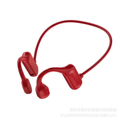 骨傳導無線快充type-c接口藍牙耳機掛耳式不入耳商務運動跑步開車