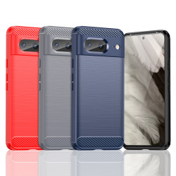 適用穀歌8手機殼Pixel8Pro保護套拉絲全包穀歌8A軟矽膠防摔Google