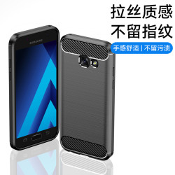適用三星S24手機殼S24Ultra保護套A35拉絲A55碳纖維A25全包A72018