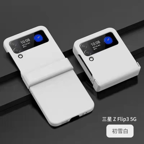 適用Z FOLD3膚感三件套PC噴油折曡手機殼ZFlip5全包防摔保護套 適用Z FOLD3膚感三件套PC噴油折曡手機殼ZFlip5全包防摔保護套