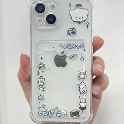 卡套適用於iPhone14/13promax12/11pro防摔xr/可放照片iPhone17