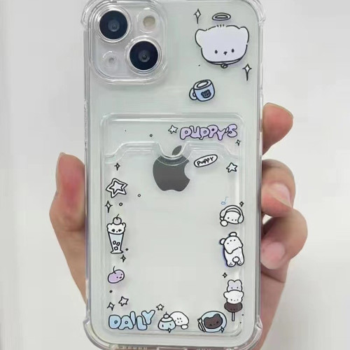卡套適用於iPhone14/13promax12/11pro防摔xr/可放照片iPhone17