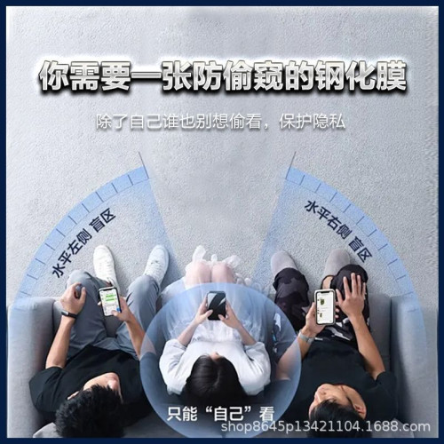 蘋果17/15防窺防摔鋼化膜iphone14/13/12PRO全屏16promax手機膜