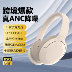 新款P3965ANC主動降噪真無線頭戴式藍牙耳機折曡手機耳機
