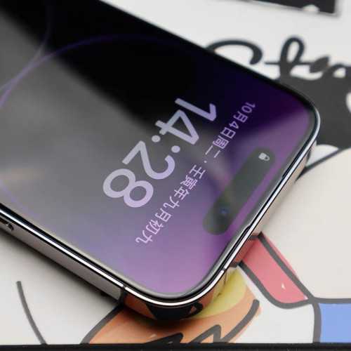 適用iphone15高清鋼化膜蘋果15系列全屏全覆蓋防靜電高鋁大弧度膜