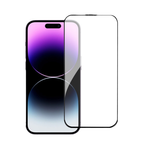 適用iphone15高清鋼化膜蘋果15系列全屏全覆蓋防靜電高鋁大弧度膜