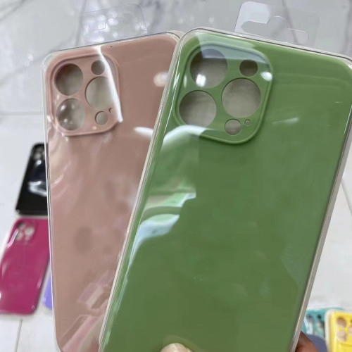 適用於蘋果IPhone15直邊精孔液態矽膠手機殼15p植絨15Promax全包