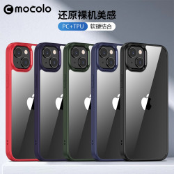 K15適用iPhone15 pro手機殼TPU邊框高透防摔殼蘋果15高透保護殼