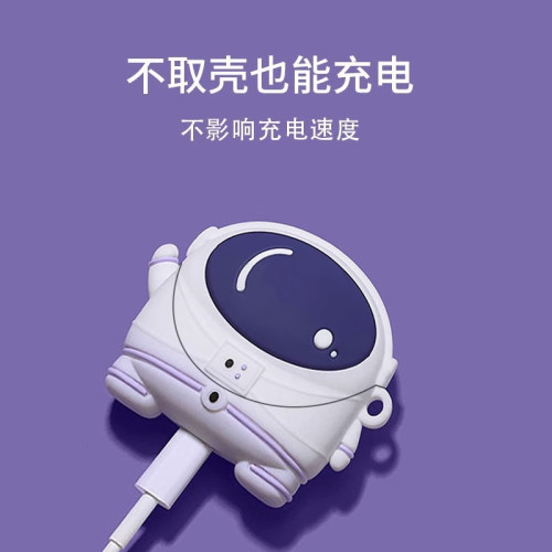 適用oppoencor2耳機套卡通防摔oppo Enco air3藍牙耳機保護殼透明