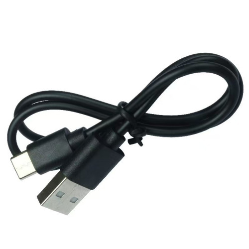 Typec充電線 0.3米1A黑色白色適用加濕器小風扇美容儀配機充電線