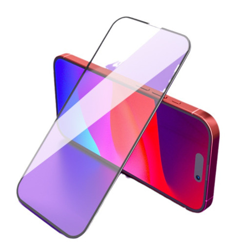 適用於iPhone15鋼化膜 蘋果15ProMax全屏防窺膜 防指紋