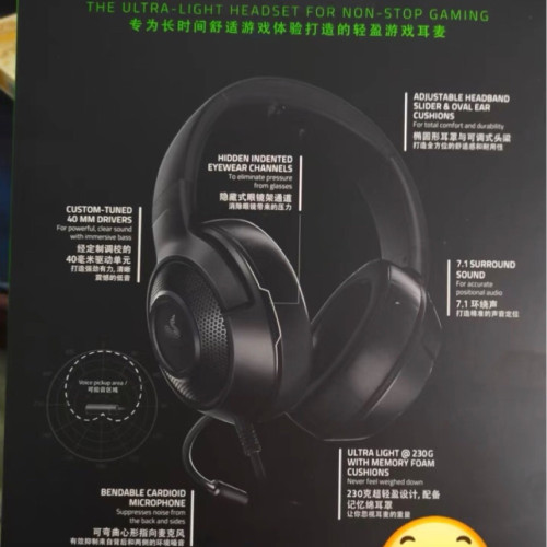 適用Kraken X北海巨妖標準版X頭戴式耳機7.1聲道耳麥電腦遊戯耳麥