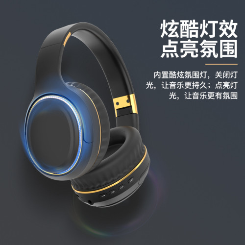 新款H6無線頭戴式藍牙耳機重低音可折曡物理降噪藍牙耳麥