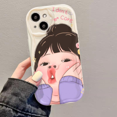 適用蘋果15promax手機殼iPhone14/13搞怪卡通情侶11/12矽膠軟殼xs