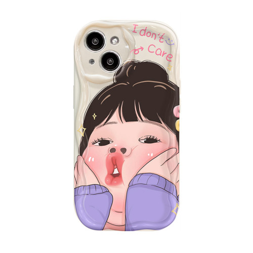適用蘋果15promax手機殼iPhone14/13搞怪卡通情侶11/12矽膠軟殼xs